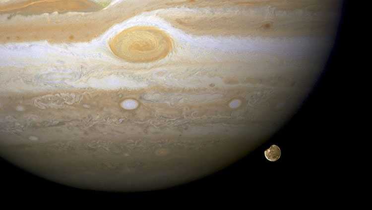 Jupiter y Luna Ganímedes