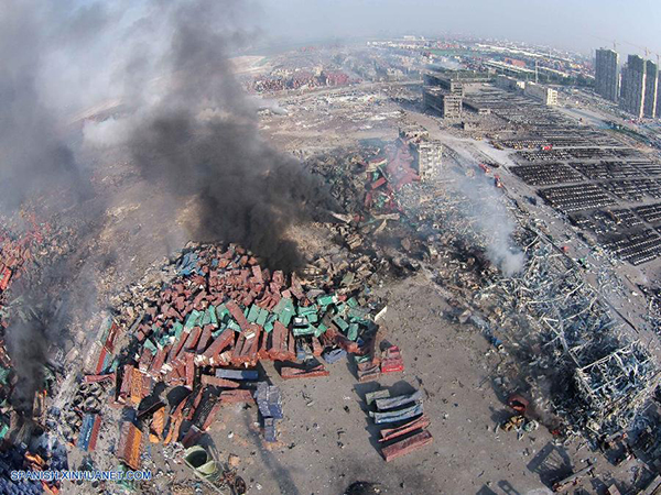 Explosion China Tianjin