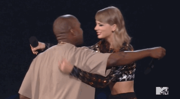 Kanye  West Taylor Swift VMA 2015