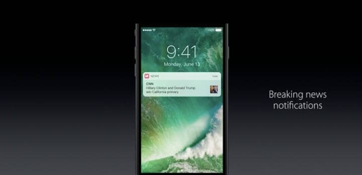 iOS 10 Apple News
