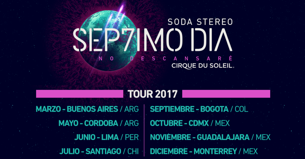 Soda Stereo Cirque Du Soleil 2017